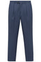 Single Pleat Trouser - Navy