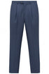 Single Pleat Trouser - Navy