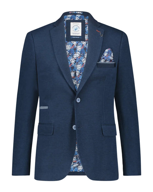 Blue Pique Blazer