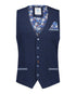 Blue Pique Waistcoat