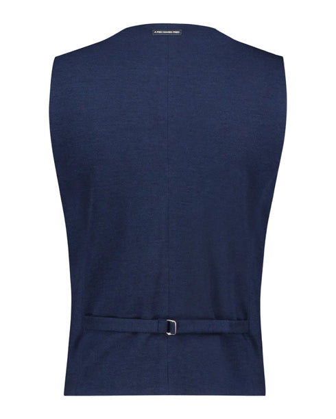 Blue Pique Waistcoat