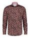 Forest Leaves Shirt - Burgundy