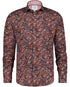Forest Leaves Shirt - Burgundy