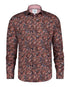 Forest Leaves Shirt - Burgundy