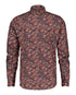 Forest Leaves Shirt - Burgundy