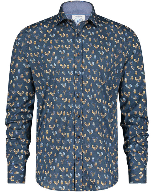 Owls Shirt - Blue