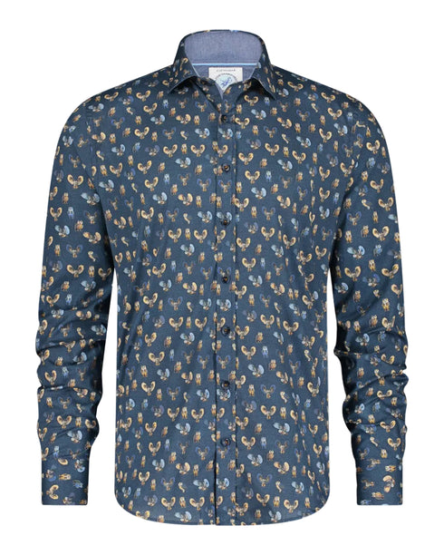 Owls Shirt - Blue