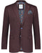 Pique Blazer - Burgundy
