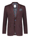 Pique Blazer - Burgundy