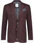 Pique Blazer - Burgundy