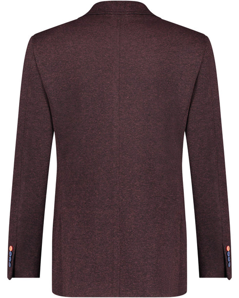 Pique Blazer - Burgundy