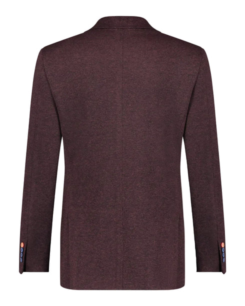 Pique Blazer - Burgundy