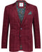 Corduroy Blazer - Burgundy