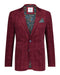 Corduroy Blazer - Burgundy