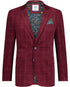 Corduroy Blazer - Burgundy