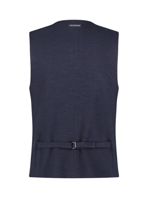 Melange Waistcoat - Navy