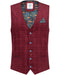 Corduroy Waistcoat - Burgundy