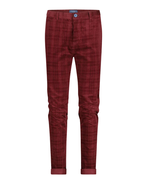 Corduroy Pants - Burgundy