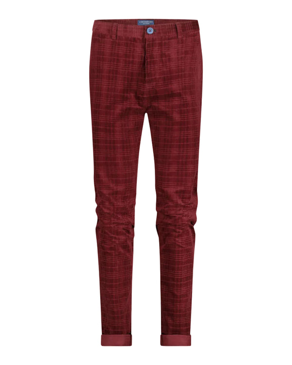 Corduroy Pants - Burgundy