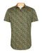 Citrus Print Short Sleeve Shirt - Navy