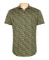 Citrus Print Short Sleeve Shirt - Navy