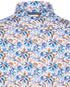 Monkey Print Short Sleeve Shirt - Cobalt