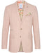 Small Check Blazer - Rose Pink