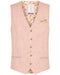 Small Check Waistcoat - Rose Pink