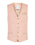 Small Check Waistcoat - Rose Pink