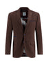 Pique Blazer - Chocolate