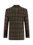 Tartan Wool Blazer - Dark Green