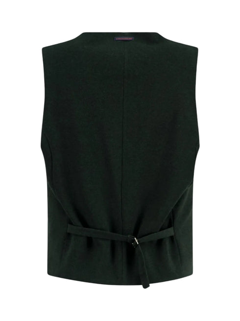 Pique Waistcoat - Dark Green