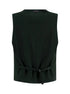 Pique Waistcoat - Dark Green