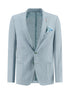 Linen Blend Blazer - Thyme