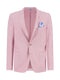 Linen Blend Blazer - Pink