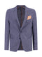Linen Blend Blazer - Navy
