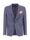 Linen Blend Blazer - Navy