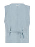 Linen Blend Waistcoat - Thyme