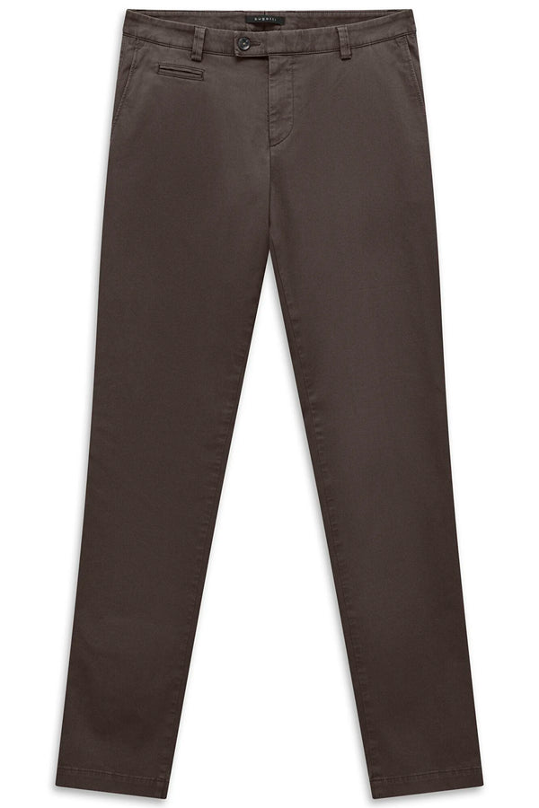 Dynamic Cotton Stretch Pants - Brown