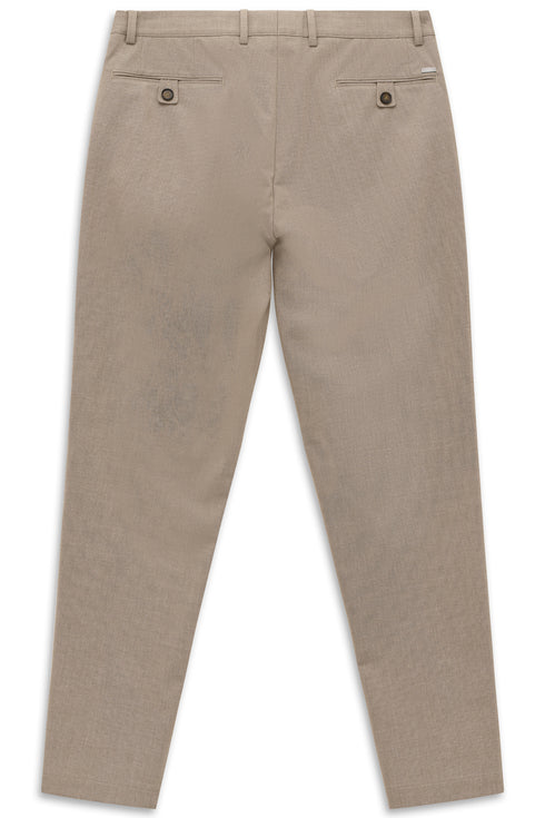Single Pleat Trouser - Taupe