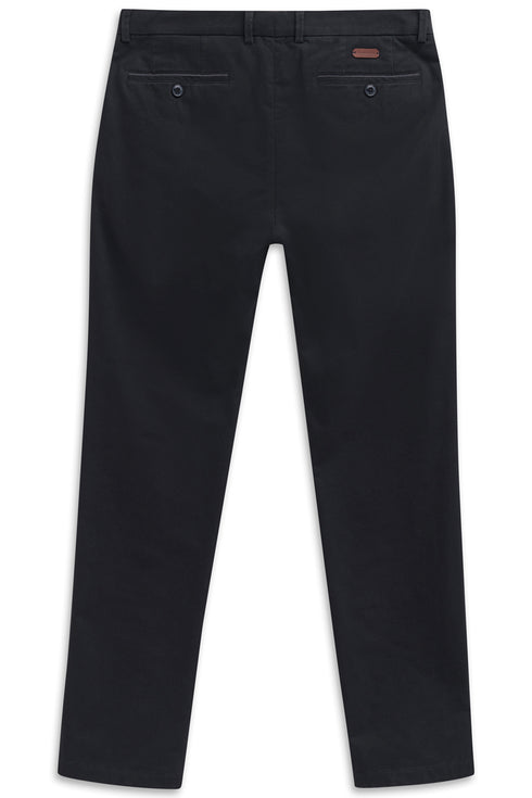 Essential Cotton Stretch Pants - Navy