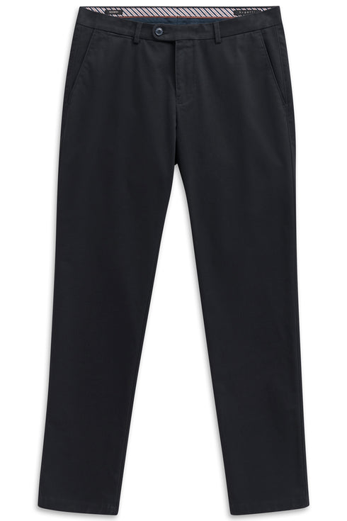 Essential Cotton Stretch Pants - Navy