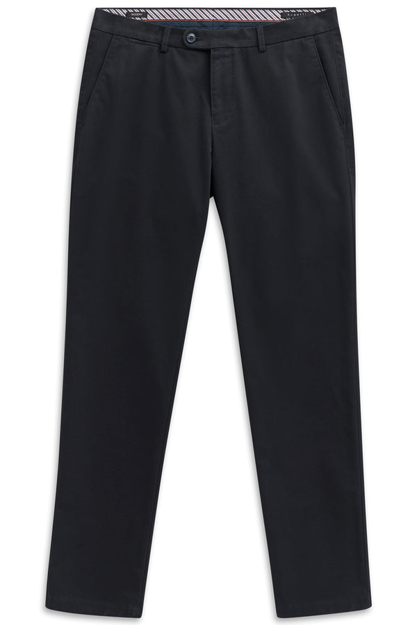 Essential Cotton Stretch Pants - Navy