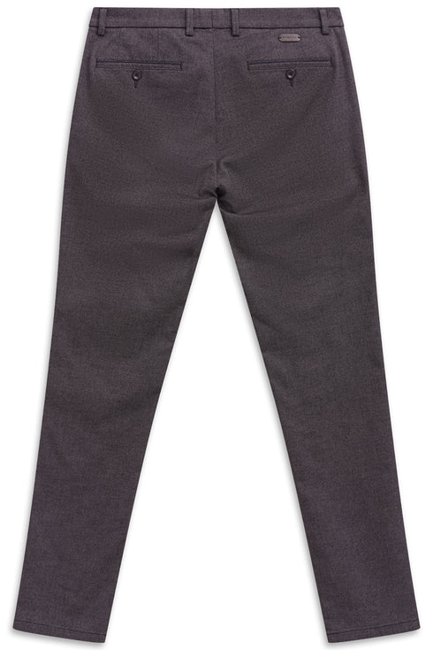 Yarn Dyed Stretch Pants - Dark Grey