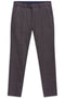 Yarn Dyed Stretch Pants - Dark Grey