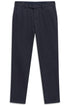 Yarn Dyed Stretch Pants - Navy