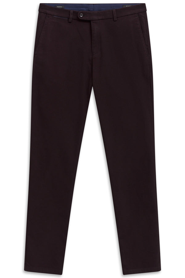 Yarn Dyed Stretch Pants - Blackberry