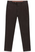 Yarn Dyed Stretch Pants - Brown