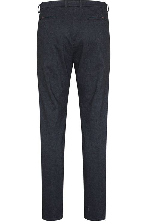 Navy Yarn Dyed Stretch Pants