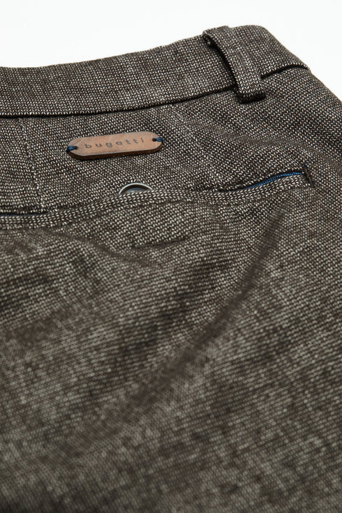 Light Brown Yarn Dyed Stretch Pants